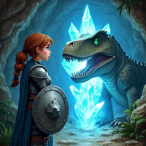 Using her knowledge and courage, Kaelan redirects the crystal's harmful energy instead of destroying it.