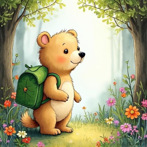 Pip the Animal Guardian finds a sad, grey clearing where all the colors have vanished.