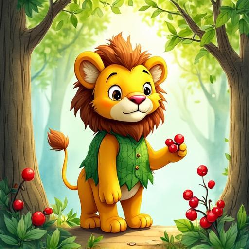 Leo the Animal Guardian finds a bush full of delicious berries and wants to keep them all.