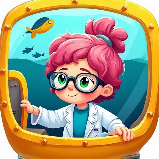 Dr. Coral says goodnight to the ocean and her friends as she goes home.
