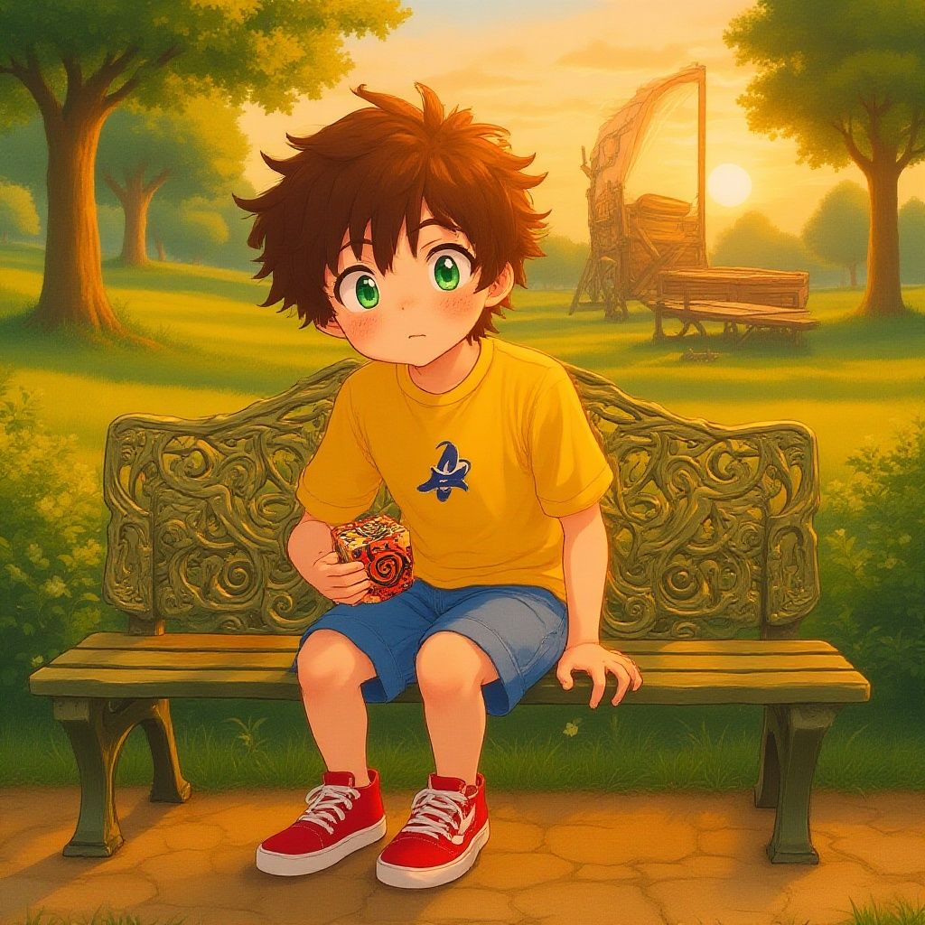 Alone, Leo reflects on his decision and remembers the importance of teamwork and sharing.