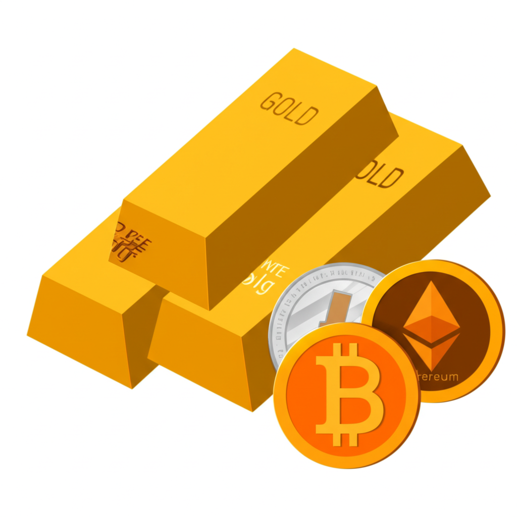 顯示數位黃金穩定幣價值增長的圖表，並有Tether Gold的標誌。