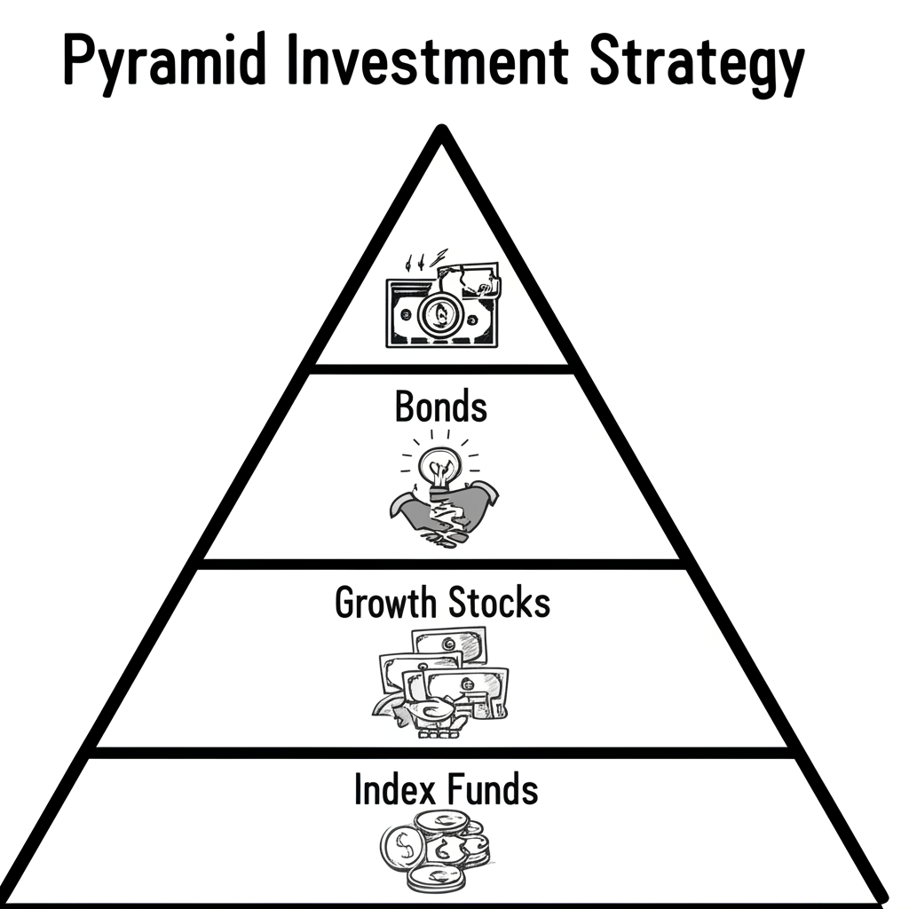 象徵資金管理與風險控制的錢幣與天平