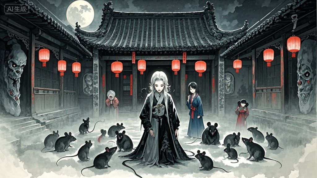 夜半怪事频发，红衣老人智斗吊死鬼