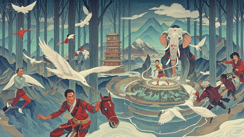 狐仙显灵救妇命 惊现诡异脚印疑云