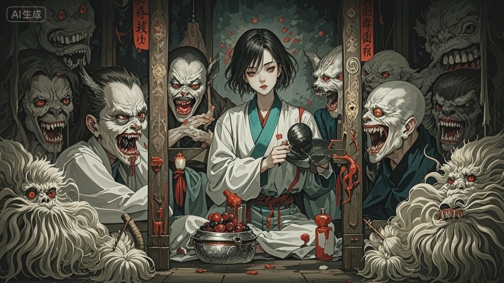 狗肉摊前惊现怪事 一念之差险遭雷劈