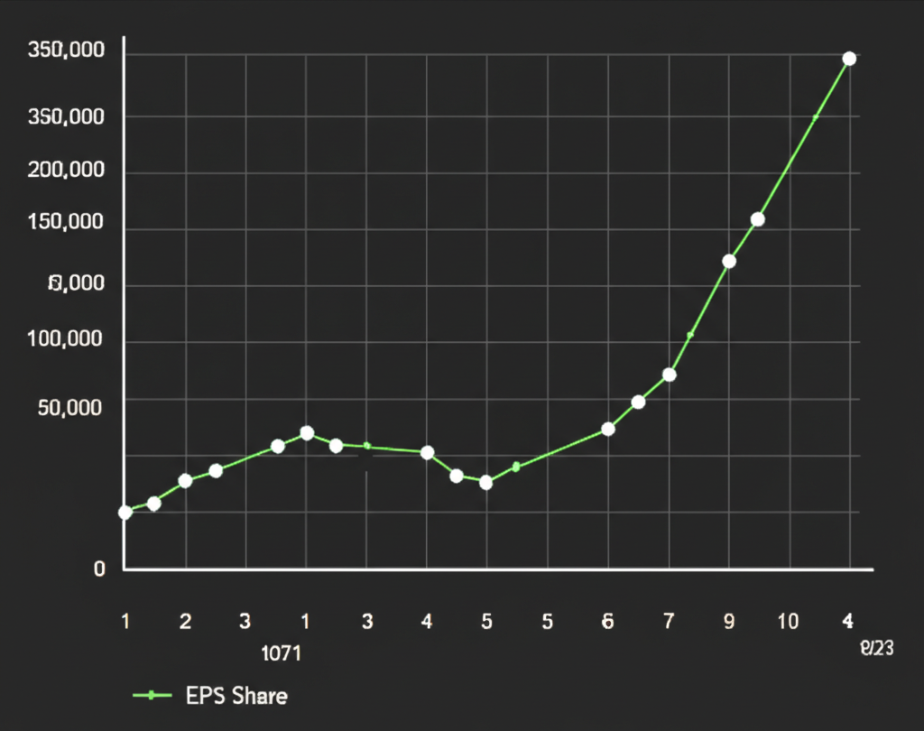 圖解 EPS 趨勢圖表:展示企業獲利成長的財務圖表