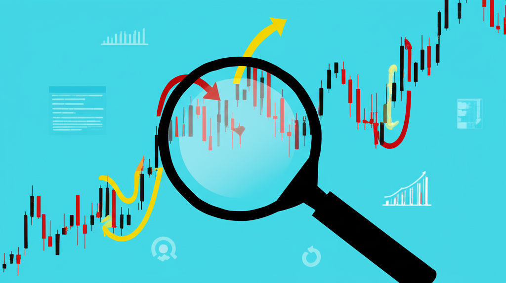 ภาพแสดงการระบุแนวโน้มด้วยเส้น Moving Average บนกราฟการเทรด