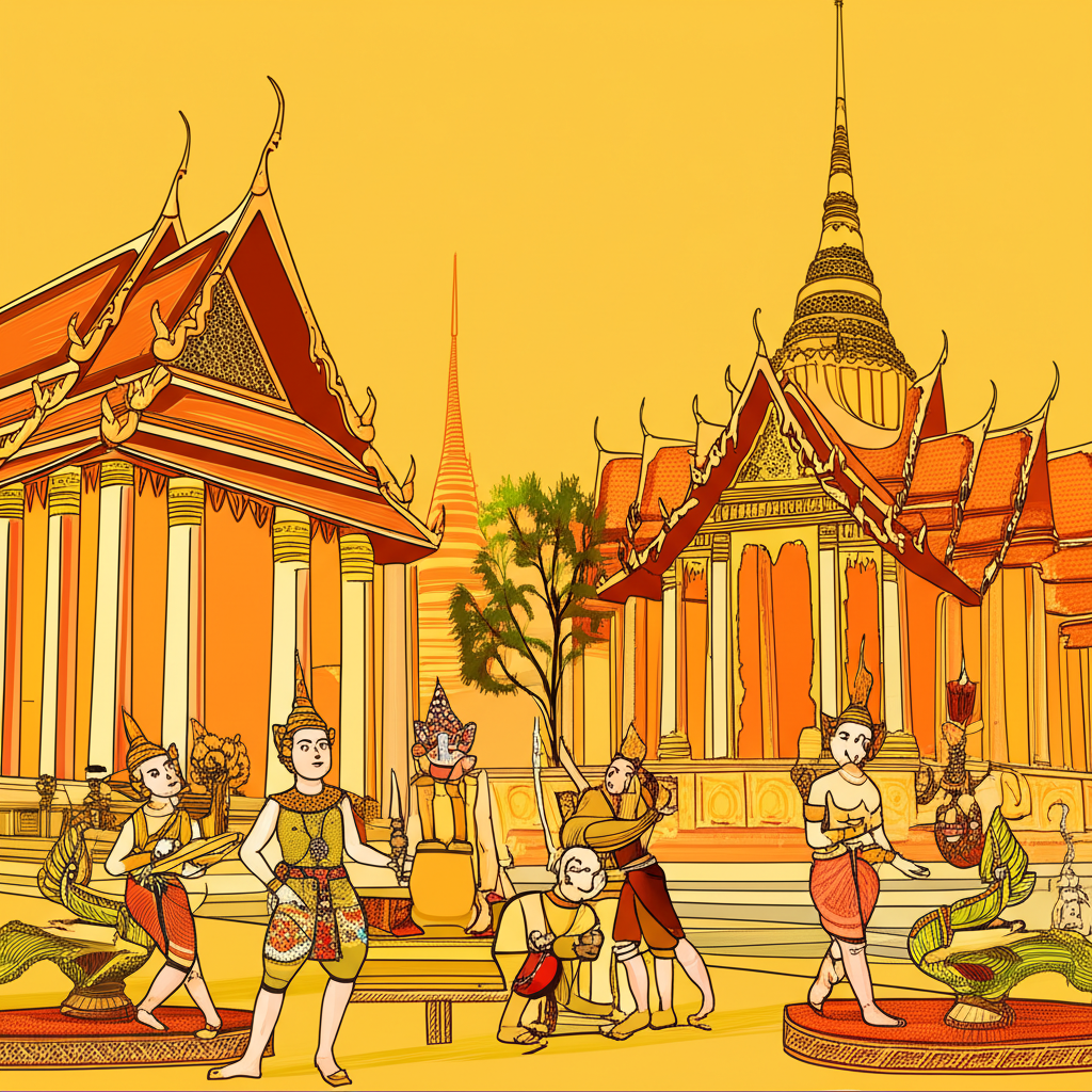 ภาพประกอบประวัติศาสตร์ไทยสมัยสุโขทัยที่แสดงการใช้คำว่ากูโดยกษัตริย์