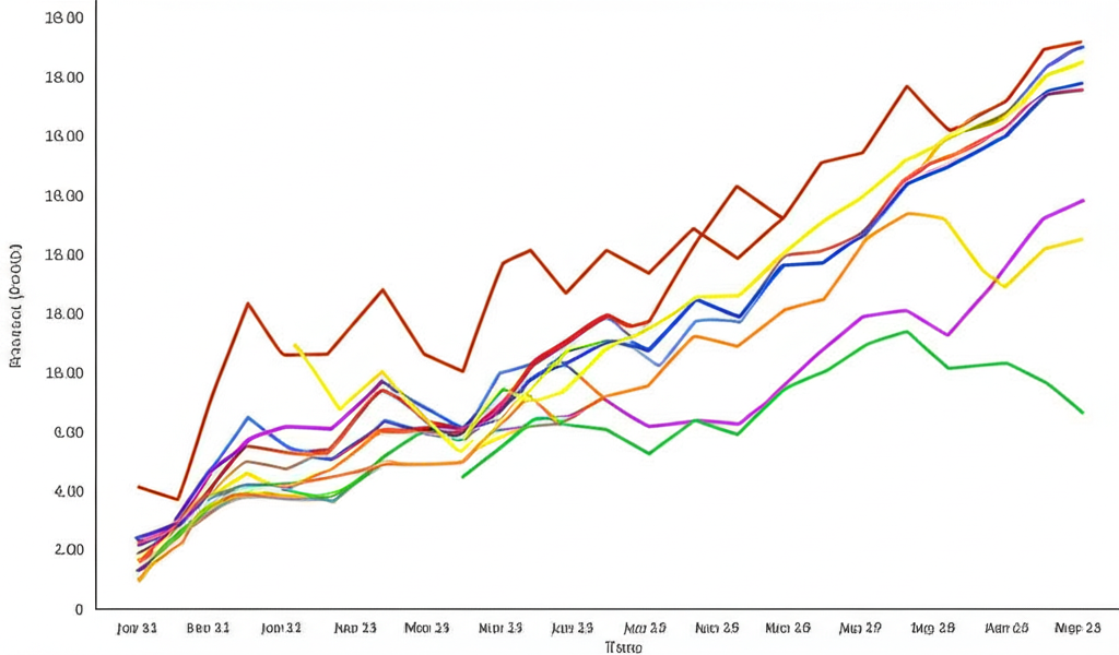 charts showing stock movement and cash flow efficiency