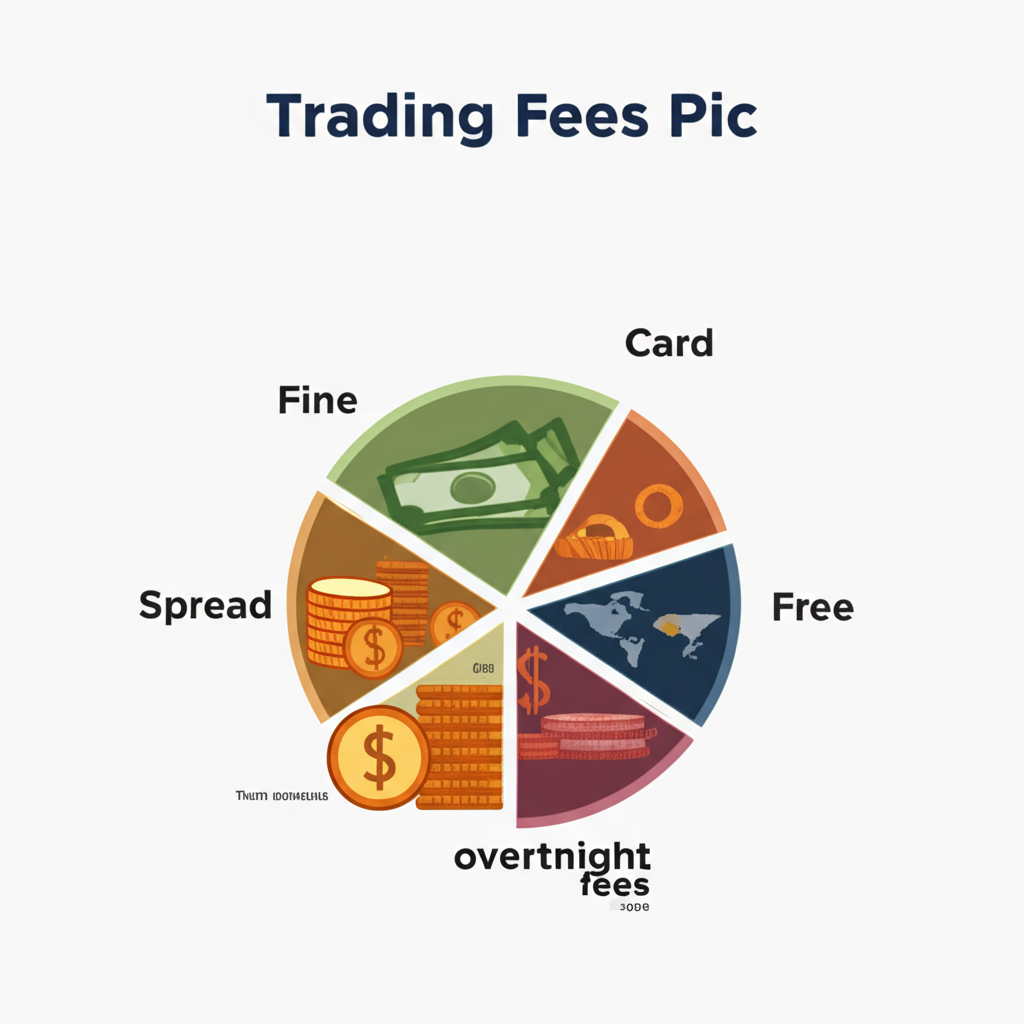 交易費用拆解插畫，清楚標示手續費與交易稅的組成