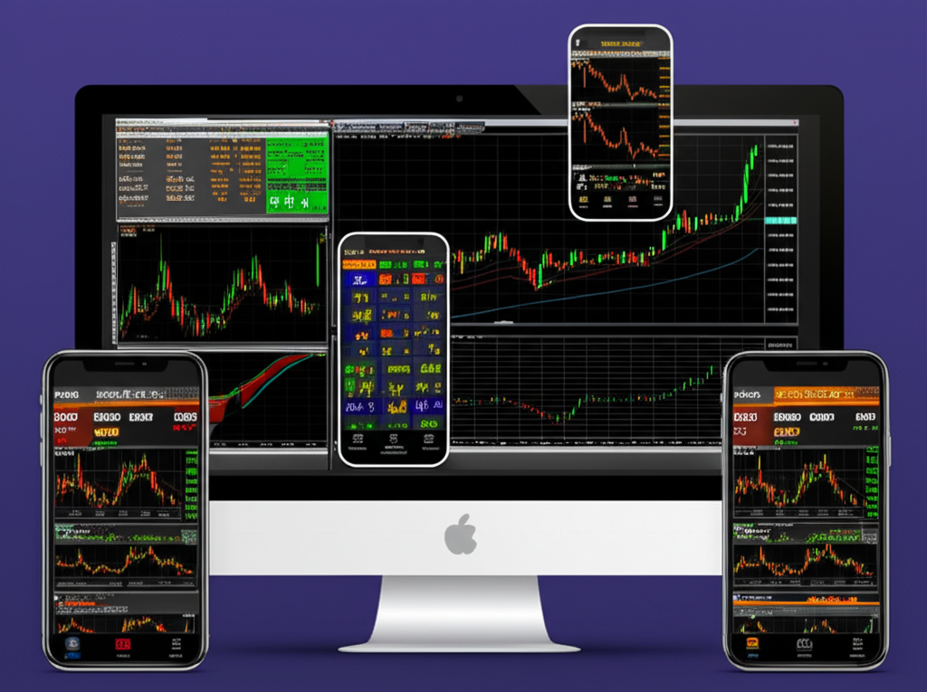หน้าจอดิจิทัลแสดงแพลตฟอร์ม MT4, MT5 และ cTrader พร้อมกราฟราคาและแอปพลิเคชันมือถือ สื่อถึงความ
</p>
					</div>	
									</figcaption>
</article><!-- #post-4718 -->

	
<!--Blog Post Author-->
<article class=