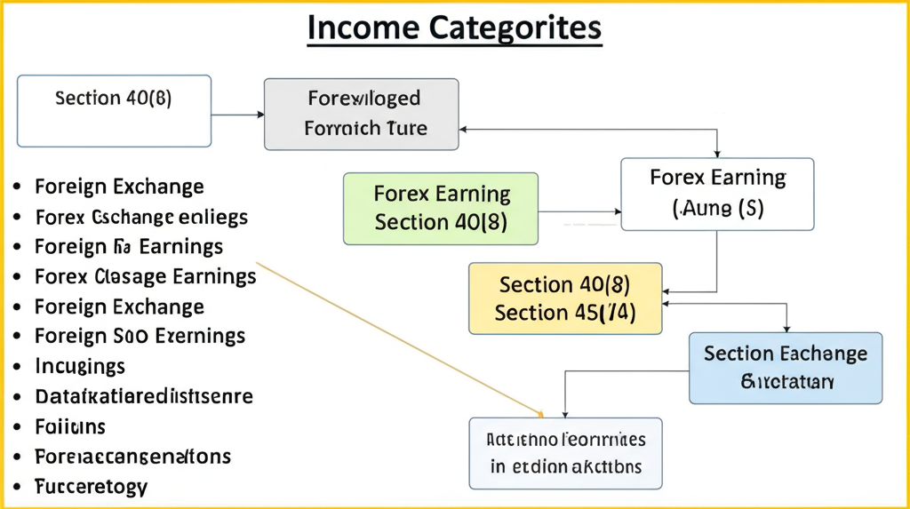 ภาพประกอบ: ตัวอย่างประเภทรายได้ที่เน้นมาตรา 40(8) สำหรับกำไรจาก Forex
