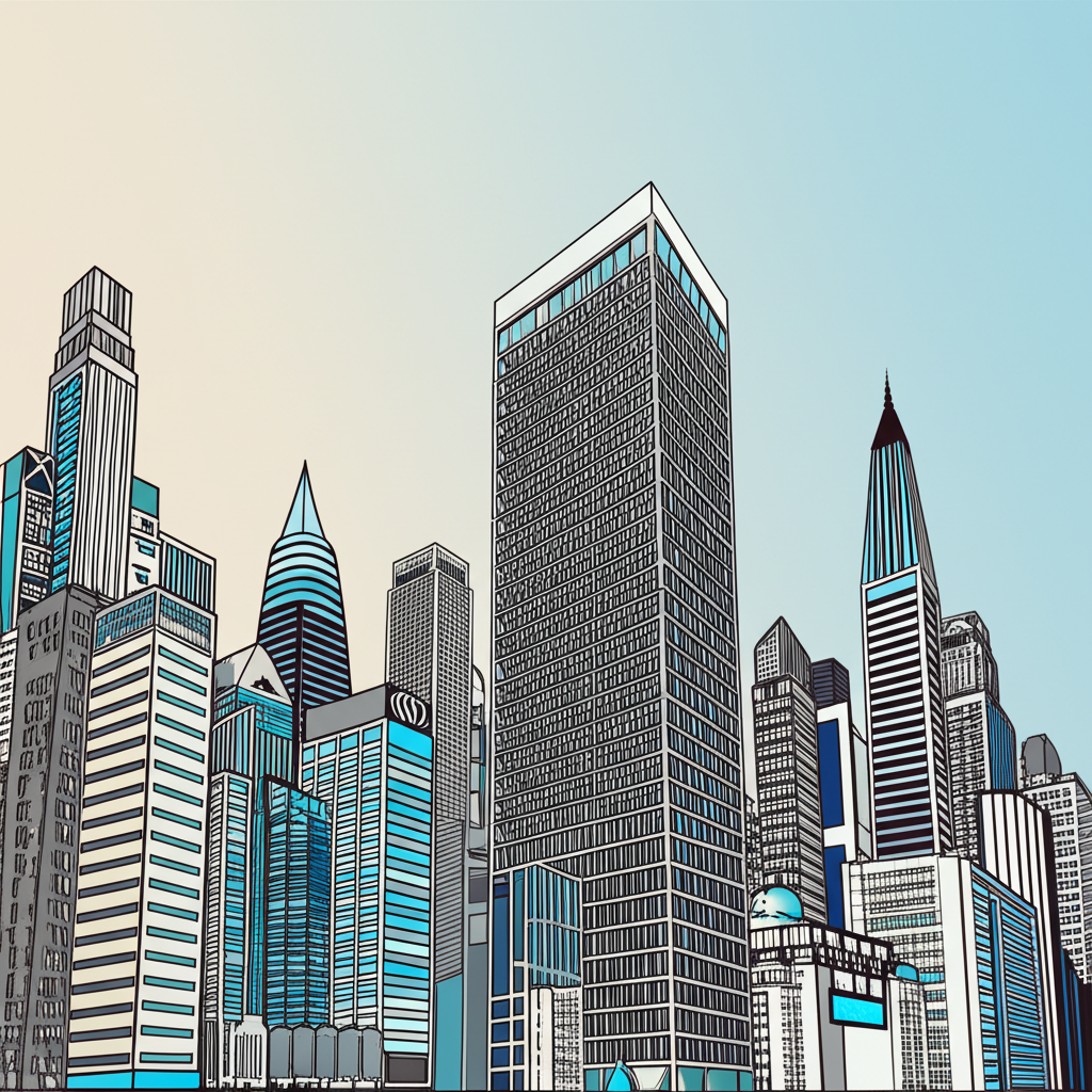 Morgan Stanley headquarters in New York City a global financial services firm investment banking wealth management illustration