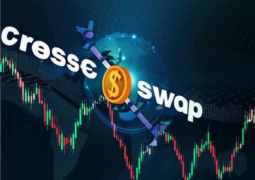 illustration global financial market volatility businesses managing currency interest rate risks with cross currency swap
