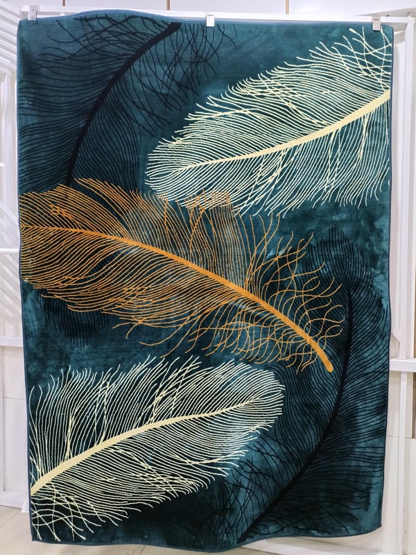 【免洗地毯】1.6x2.3 免洗羽毛