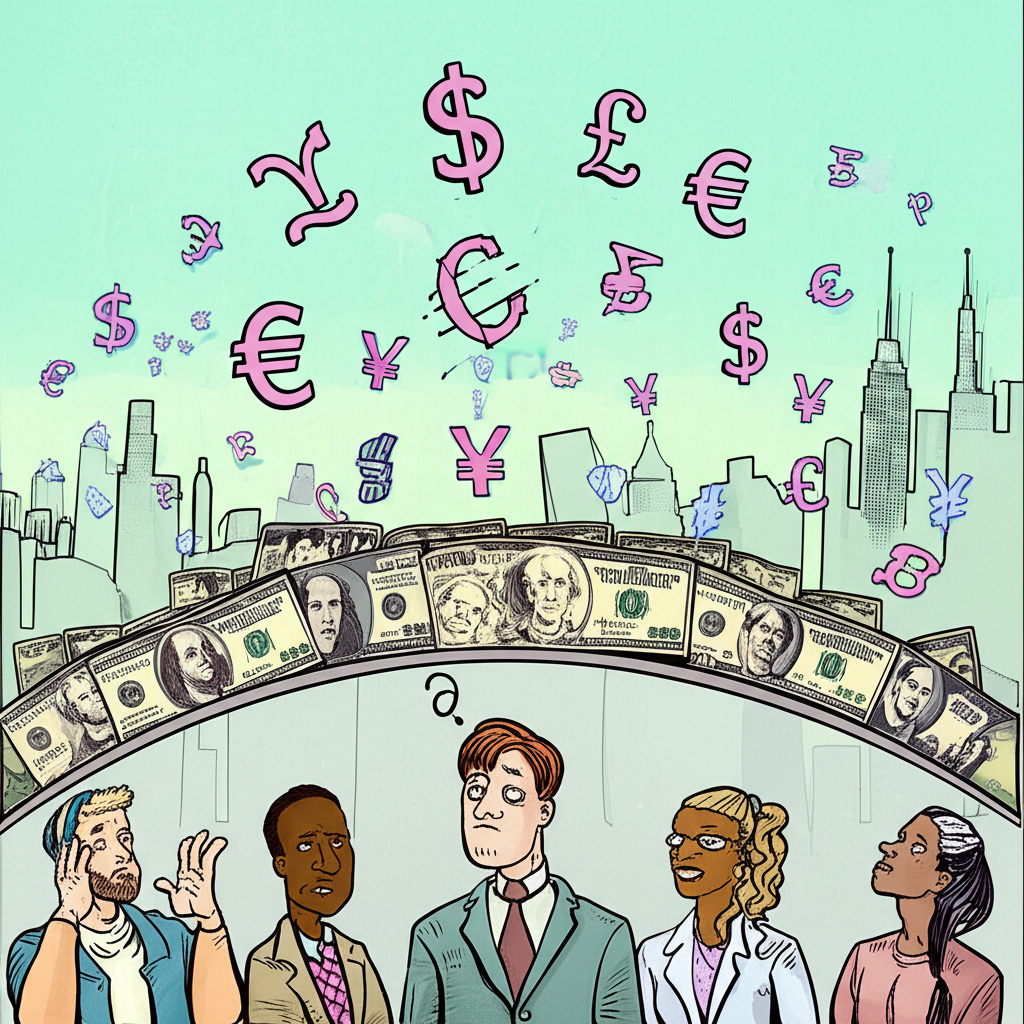 全球經濟中匯率連接不同國家的橋樑,展示國際貿易與投資的連結