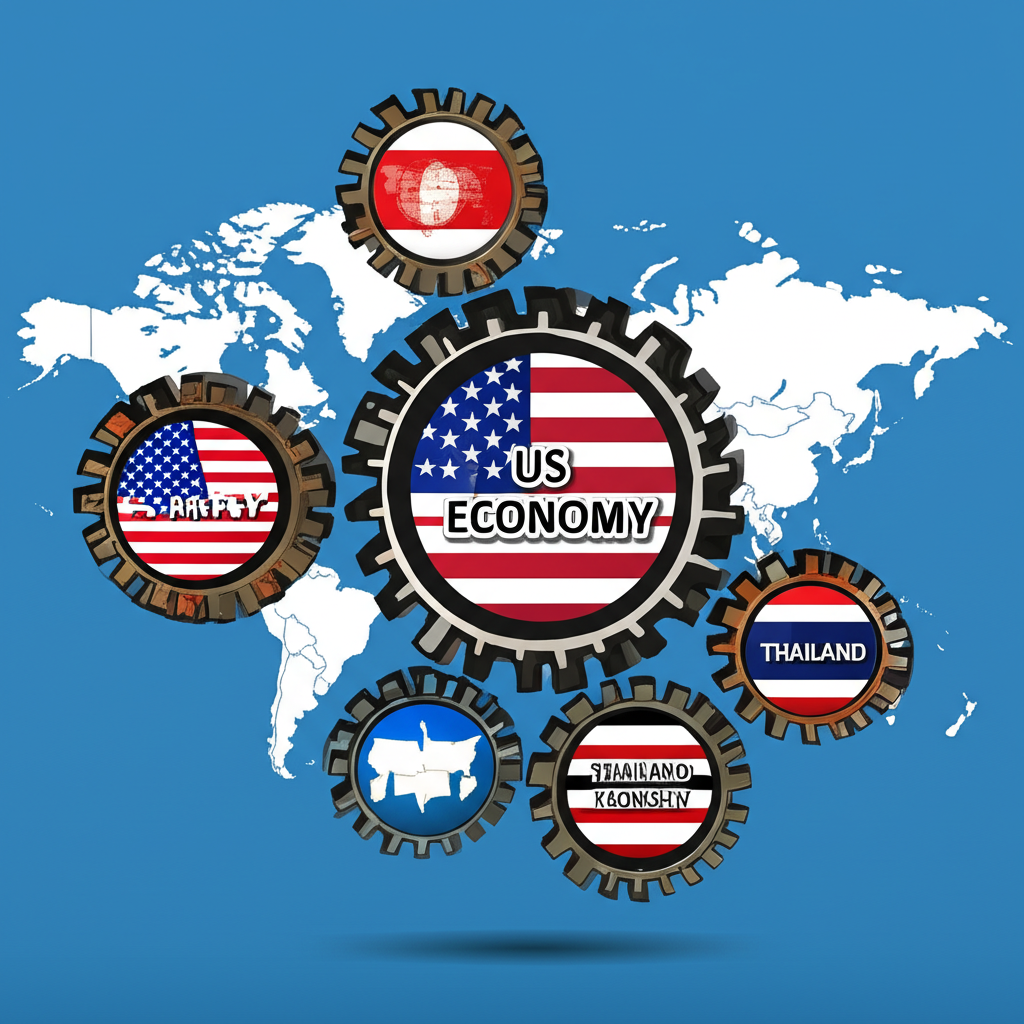 US economy influencing global markets including Thailand