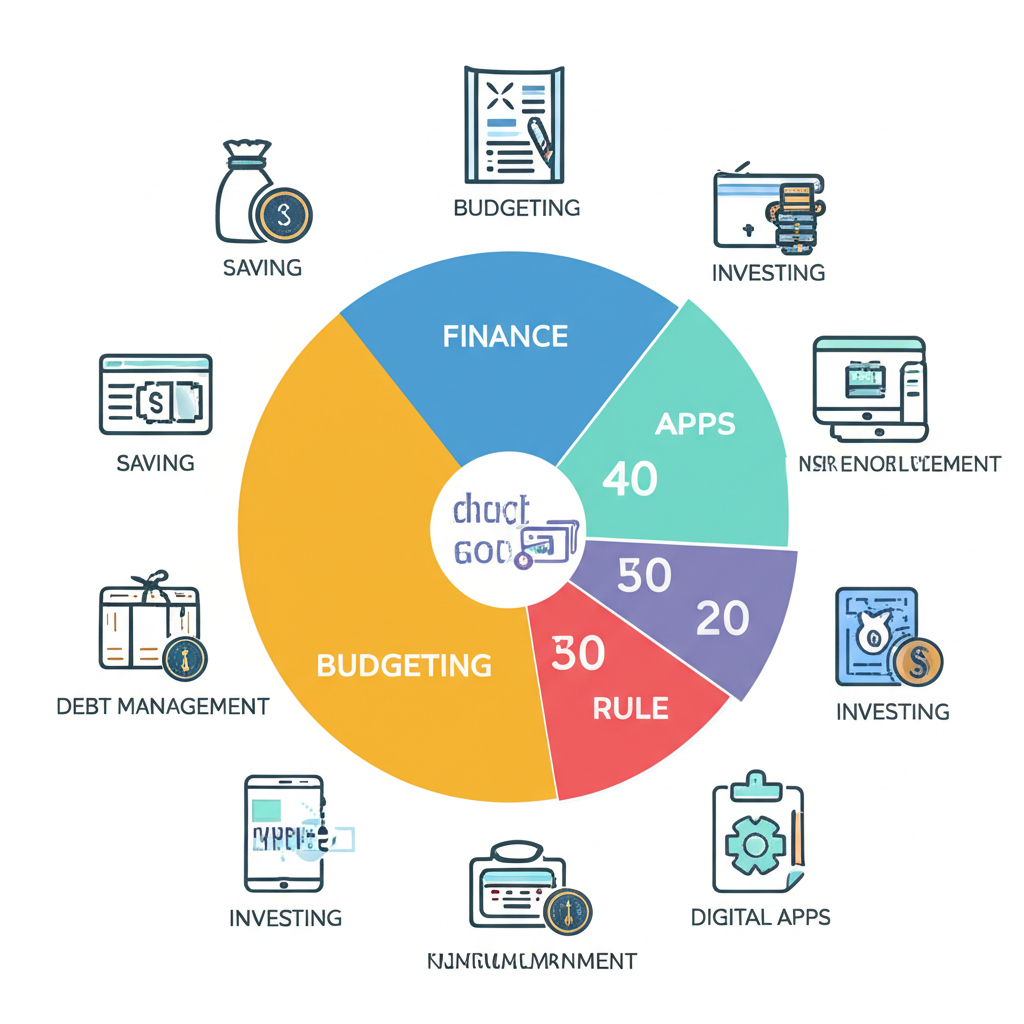 ห้าสะพานหลักของการเงินส่วนบุคคล การทำงบประมาณด้วยกฎ 50/30/20 และแอปดิจิทัล
