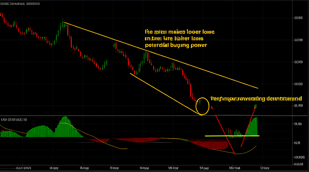 股票圖表中價格形成更低低點,而指標形成更高低點,顯示下跌趨勢減弱與買方力量累積