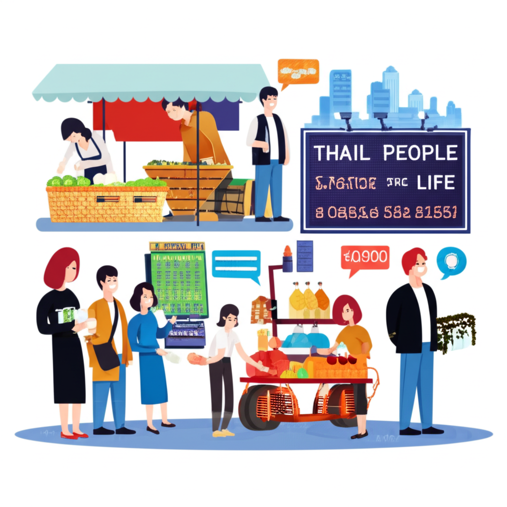 ภาพประกอบผลกระทบของตลาดเงินตราต่างประเทศต่อชีวิตประจำวันของคนไทย ราคาสินค้านำเข้า การเดินทาง และการส่งเงินกลับ