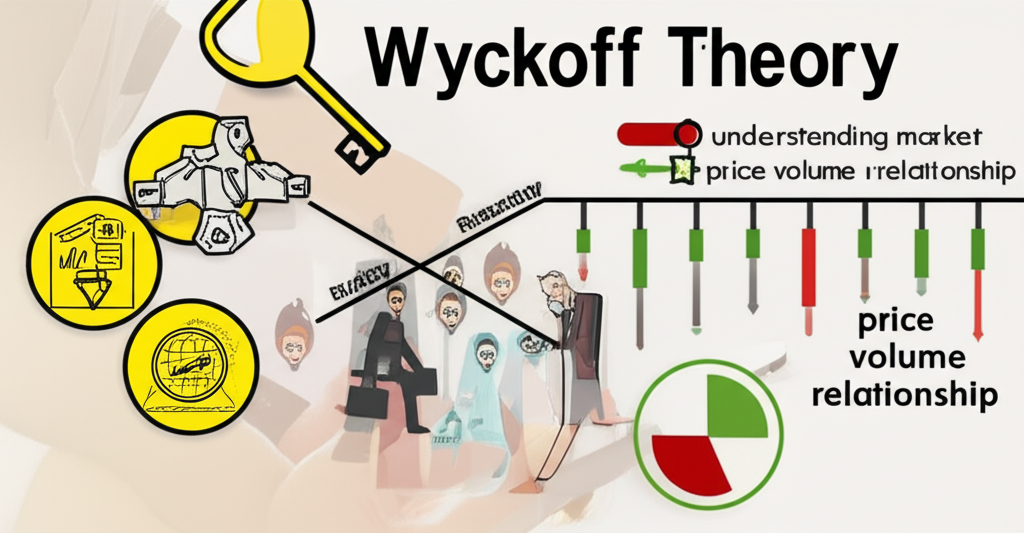 ภาพประกอบการทำความเข้าใจทฤษฎี Wyckoff พฤติกรรมตลาด ความสัมพันธ์ราคาและปริมาณ ผู้เล่นรายใหญ่