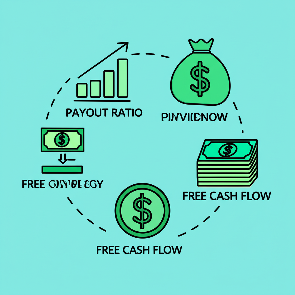 健康財務指標如支付率與自由現金流插圖