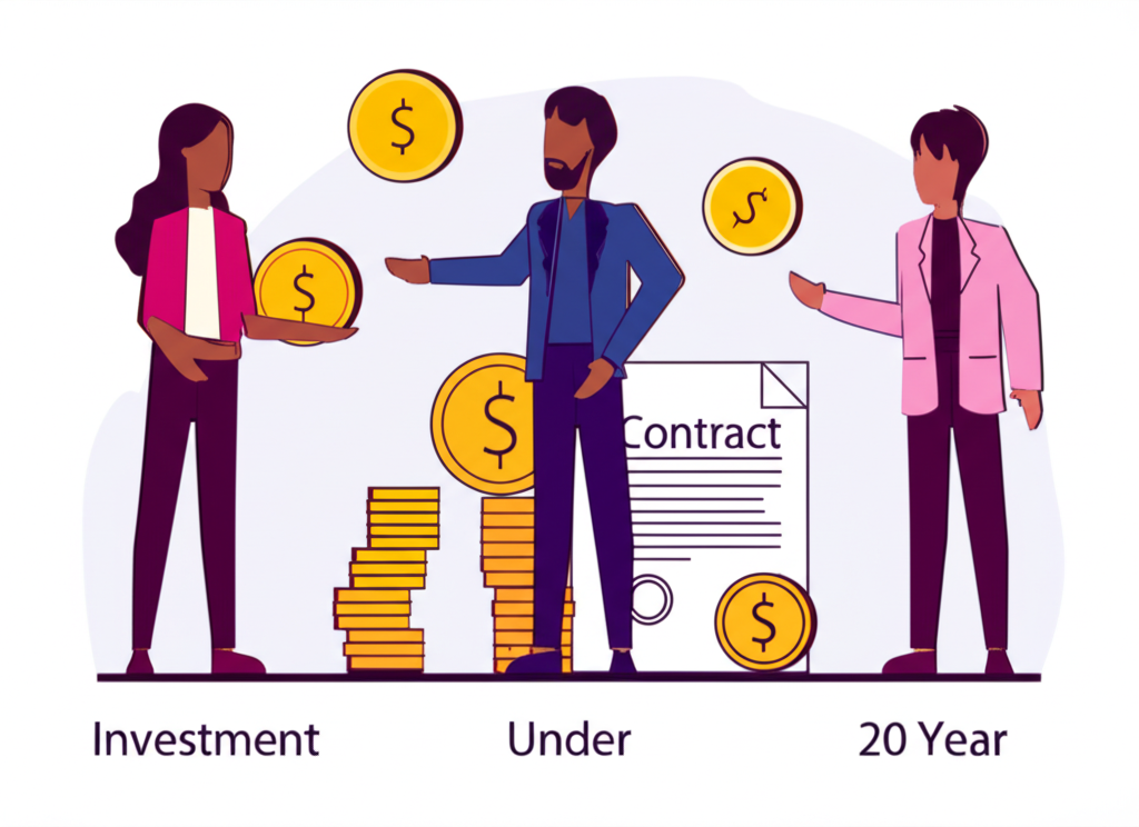 Age groups for stock investment: 18, 20, and under 18 with legal documents