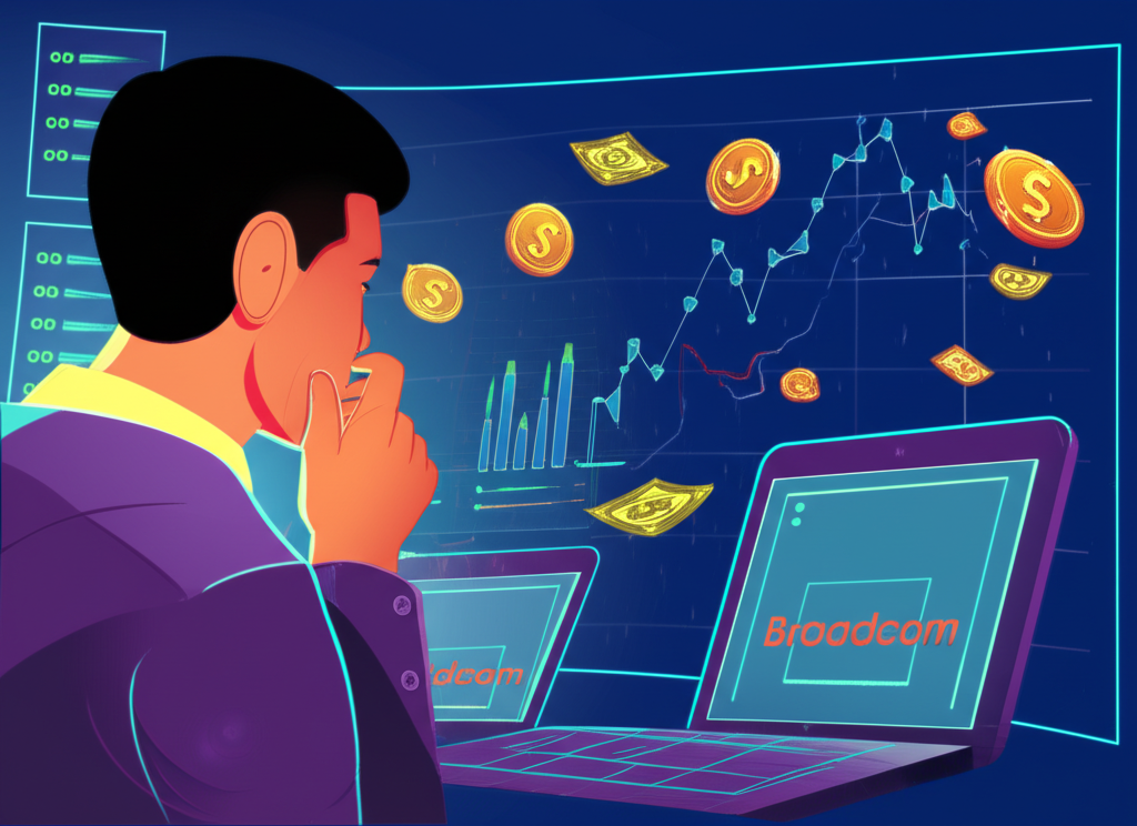 Thai investor analyzing Broadcom stock