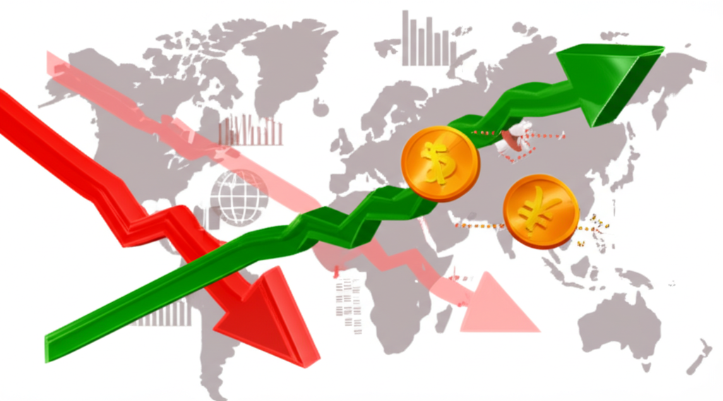 日元匯率上升趨勢圖,連結日本、台灣與香港的經濟與旅遊影響
