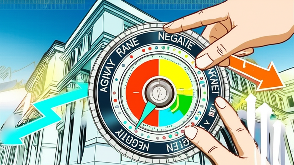 日本央行貨幣政策調整示意圖,顯示利率轉變與經濟圖表