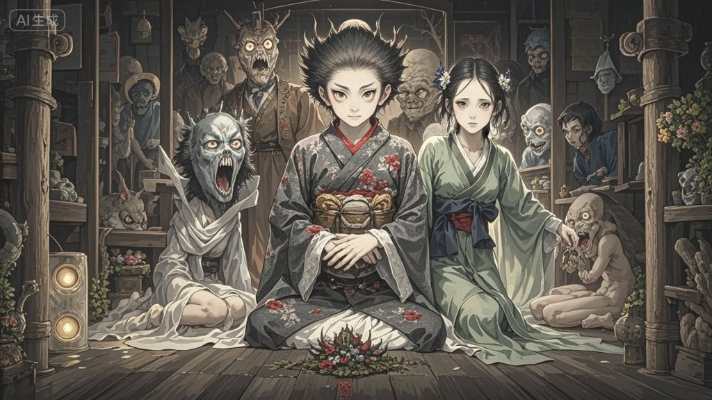 半夜探险遇怪人，壁橱惊现白发老怪，女孩被操控说话，吓得男孩魂飞魄散