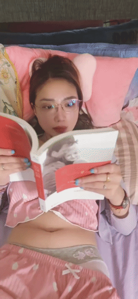 ❤️❤️眼镜妹，老公真是坏死了，人家在看书都不消停，人家要学习拉要考试了-便宜姬