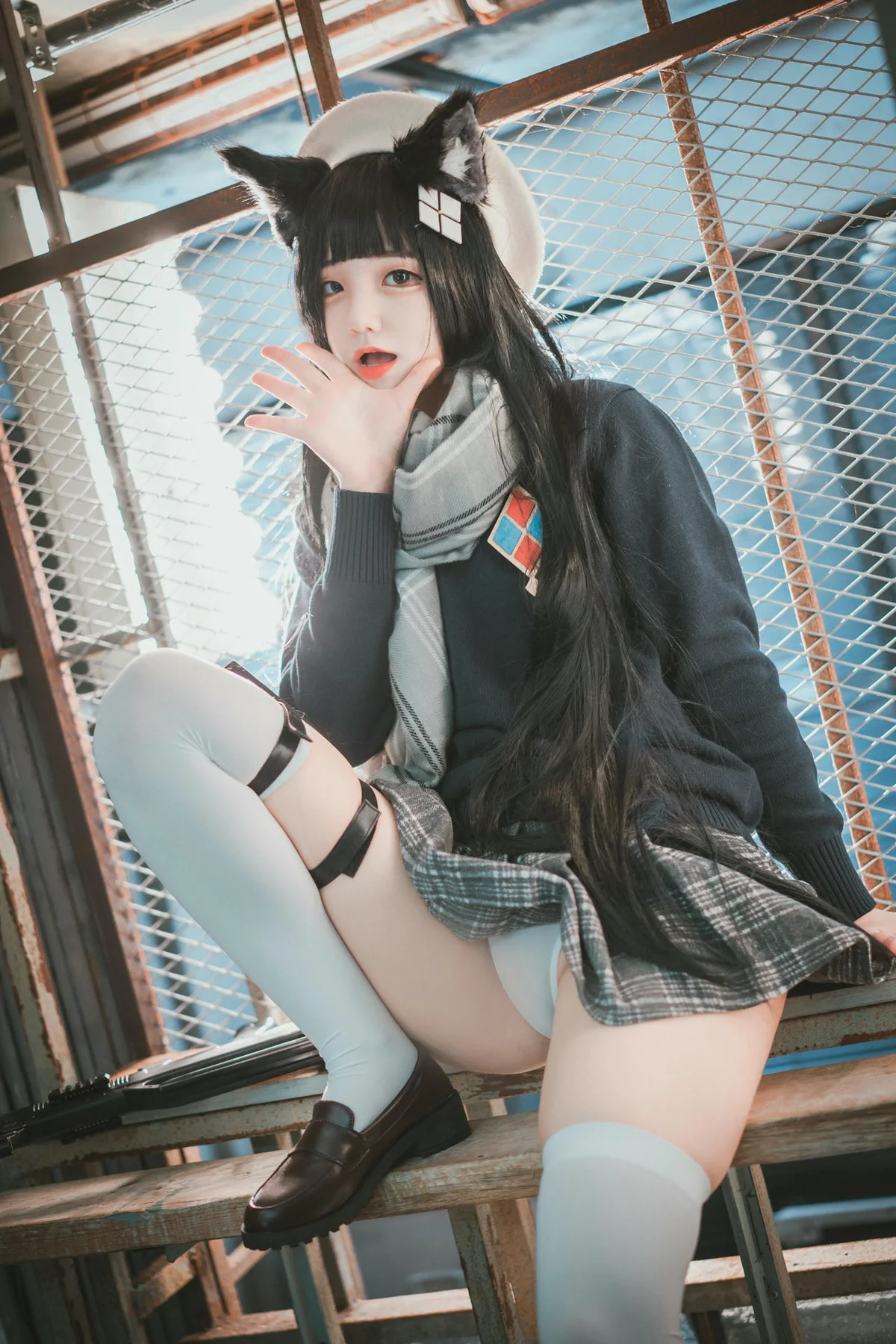 图片[3]-【翘臀短裙】Jeong Jenny翘臀小猫咪短裙-便宜姬