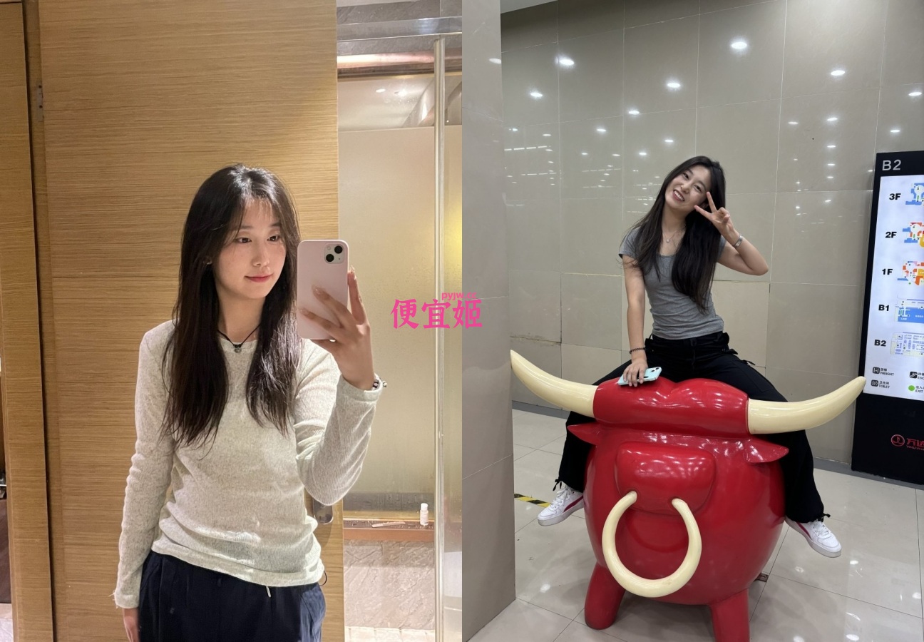 图片[2]-❤️【原档相机】长发甜美眼镜纯情小姐姐露脸自拍 生活照与吃鸡反差[739M/MP4]-便宜姬