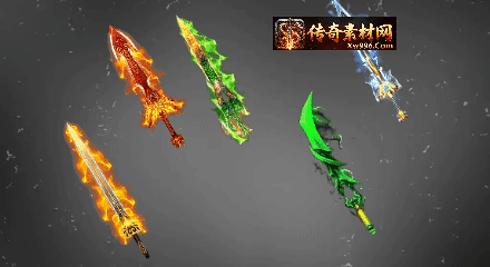 996传奇引擎高清武器素材ID227补丁版多版本即用
