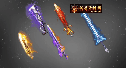 996传奇引擎ID225高清武器素材多版本即用下载