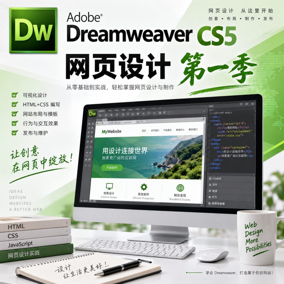 Dreamweaver CS5网页设计第一季
