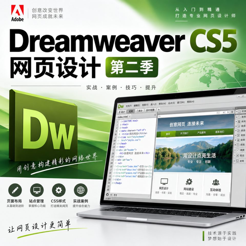 Dreamweaver CS5网页设计第二季